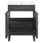 Modway Render 24" Bathroom Vanity - Charcoal/White-Assembly Required
