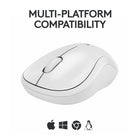 Logitech M240 Silent Wireless Mouse - Off-White-Navigate easier with a controlled line-by-line scrolling experience