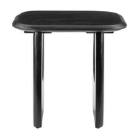 Zuo Arasan Accent Table - Black-Painted Acacia Wood square shape tabletop