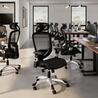 Staples Hyken Ergonomic Mesh Swivel Task Chair - Black-Meets or exceeds ANSI/BIFMA standards