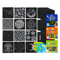 Art 101 Scratch Art Kit - 3 Pack-Choose from 3 different sets of scratch art designs that have been curated by the Art 101 design team