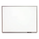 Quartet Premium Porcelain Board-  60"W x 34.43"H - White-Magnetic Duramax porcelain surface will not scratch, dent, stain or ghost