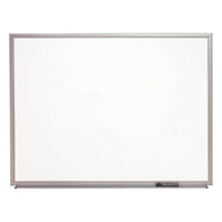 Quartet Premium Porcelain Board-  60"W x 34.43"H - White-Magnetic Duramax porcelain surface will not scratch, dent, stain or ghost