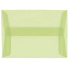 JAM Paper A10 Translucent Vellum Invitation Envelopes - 6" x 9.5" - Leaf Green - 25 Pack (PACV853)-Color: Leaf Green Translucent