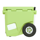 RovR RollR 45 Quart Wheeled Hard Cooler with Telescopic Handle - Matcha-Ultra-durable and insulating design offers up to 10 days of ice retention
