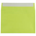 JAM Paper A9 Coloured Invitation Envelopes with Peel & Seal Closure - 5 3/4 x 8 3/4 - Ultra Lime Green - 100 Pack-These envelopes are perfect to use for sending invitations, greeting cards, RSVP's, thank you cards, gifts for birthdays, graduations, holidays and more