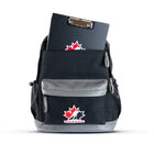 Hilroy Hockey Canada Tru North Backpack - Black-Embroidered logo on front pocket