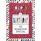 Rosedale Gold Birthday Greeting Cards/Envelopes - 5-1/2" x 8" - To Someone Special: Confetti - 6 Pack-Premium quality greeting cards