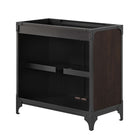 Modway Steamforge 36" Bathroom Vanity Cabinet - Black/Walnut-Sink Basin Not Included