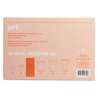Perk Tall Kitchen Garbage Bags - Wave Top - 24" x 30" - White - 20 Pack-20-Pack.