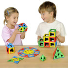 Polydron Magnetic Polydron Class Set - 96 Piece Set-Combines the fun of construction with the lessons of polarity