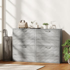 HOMCOM Slim Shoe Storage Cabinet with 4 Flip Drawers for 12 Pairs - Grey-Two-level adjustable shelf for various shoes