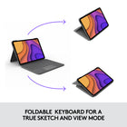 Logitech Folio Touch Keyboard Case for iPad Air 11" (M2) / (M3) / (M4) & iPad Air (5th generation) - Graphite-Power and Pair in One Click: Folio Touch instantly pairs via the Smart Connector. Power sources directly from iPad Air so you never have to charge