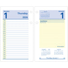 AT-A-GLANCE 2026 QuickNotes Daily Desk Calendar Refill 2-Pages/Day - 6" H x 3-1/2" W - English-12 months tabbed: January 2026 - December 2026