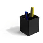 TRU RED Divided Plastic Pencil Cup - Black-Use this pencil cup to keep writing highlighters, pencils, pens at your fingertips