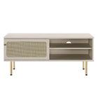 Modway Cambria 47" TV Stand - White-Cable Management Holes