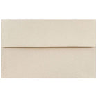 JAM Paper A10 Passport Invitation Envelopes - 6" x 9.5" - Sandstone Brown Recycled - 25 Pack-Colour: Sandstone