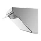 Fotile JQG7507W Slant Vent Series Range Hood - 30" - White-Side-to-Side Extraction Coverage Up to 6 sq.ft