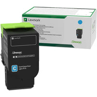 Lexmark C231HC0 Cyan High Yield Return Program Toner Cartridge-Colour: Cyan