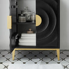 Modway Beau 24" Wood Bathroom Vanity with Basin - Black-Plumbing Cut-Out