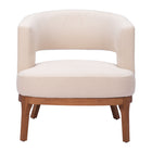 Zuo Penryn Accent Chair - Beige-Comfy and durable polyester fabric