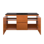 Modway Scenic 48" Wall-Mount Bathroom Vanity - Cherry/Black-Fixtures Not Included
