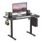 ShoppingAll Height Adjustable Electric Standing Desk with Splice 48 x 24 Inch Tabletop Board - Black-Supports up to 70kg / 154lbs (+ tabletop weight 9kg) load capacity and integrated overload protection system for safety .		