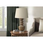 Monarch Specialties 28" H Transitional Table Lamp - Brown Resin / Beige Shade-Equipped with a convenient 3-way switch, this decorative lamp allows you to easily adjust the ambiance with up to a 100w bulb (3-way bulb not included), ensuring you can brighten your space for any occasion, from cozy reading sessions to relaxing evenings