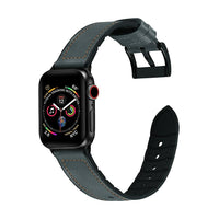 JCPal Gentry Leather Band for Apple Watch 38/40mm - Midnight Green-Genuine Leather Material