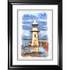 Lighthouse - Framed Print - 28" x 36"-High-quality art print professionally matted and framed