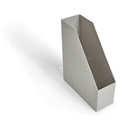 TRU RED Plastic Magazine File - Grey-Measures 12.51"H x 3.66"W x 10.3"L