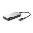 ALOGIC Fusion MAX 6-in-1 USB-C Hub - Space Grey-Input: USB-C, Output: 1 x HDMI 4K@30Hz, 1 x VGA 1080p, 1 x USB-C 3.1 Gen 1 (5Gbps) with Power Delivery 100W, 2 x USB-A 3.1 Gen 1 (5Gbps) 1 x RJ45 Gigabit Ethernet with BC 1.2 charging, 