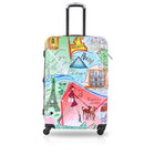 TUCCI Italy J’aime Paris Art 3-Piece Hardside Luggage Set-Lightweight Polycarbonate Hard Shell - Flexible, durable, impact‑resistant suitcase material that keeps your travel bag strong yet ultra‑light for easy lifting and airline compliance