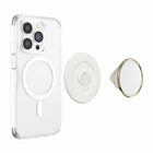 PopSockets PopGrip for MagSafe with Magnetic Adapter Ring - Coconut Creme-Offers a secure grip so you can text with one hand, snap better photos, and watch cat videos hands-free