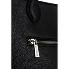 Design Lambert Inc The Claire Leather Tote Bag - Black-2 Compartments for water bottles