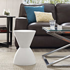 Modway Haste Backless Stool - White-Convenient Storage Space