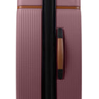 Bugatti Cannes Collection 30.50" Hardside Checked Spinner Luggage - Mauve-Reinforced top handle with PU trim and side handles