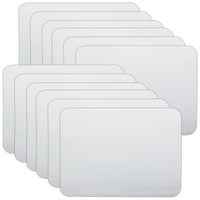 Flipside Products Two-Sided Dry Erase Board, 6" x 9", White, Pack of 12-12-Two Sided Dry Erase Marker Boards
