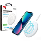 MyBat Pro 15 W Wireless Charging Pad - White-Compatible with All Wireless Charging Phones and Earbuds