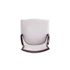 Manhattan Comfort Grand 18.5" Traditional Faux Leather Upholstered Dining Chair - Light Grey - Set of 2-30 Day Limited Manufacturer's Warranty