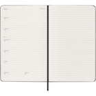 Moleskine 2026 Classic 12-Month Hard Cover Weekly Planner - 5" x 8.25" - Black-Useful tools: calendar, travel planning, ideas and goals, ruled pages for notes