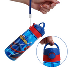 Danawares Marvel Spider-Man Push Water Bottle - 500 ml-BPA free PP