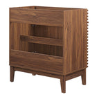 Modway Render 30" Bathroom Vanity Cabinet - Walnut-Sink Basin Not Included