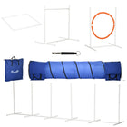 PawHut Dog Agility Training Equipment 5-Piece Set-Use it on grass or any suitable flat ground 