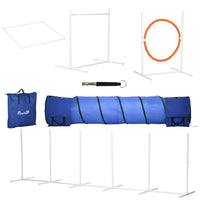 PawHut Dog Agility Training Equipment 5-Piece Set-Use it on grass or any suitable flat ground 
