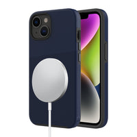 AXS PROTech Plus Anti-Shock Case Magsafe & ARMORGlass Screen/Camera Lens Protector for Apple iPhone 14 Plus - Astral Blue-PROTech Plus - Drop resistant up to 10 feet