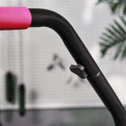 Soozier 40" Foldable Rebounder Trampoline for Adult - Pink-Steel frame and six legs for stability