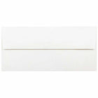 JAM Paper 3.8" x 8.1" Foil Lined Invitation Envelopes - White with Red Foil - 50 Pack-Quantity: 50/pack, Mail to impress