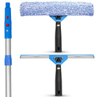 Gritt Commercial Pro Window Washing Cleaning Kit - 14" Squeegee - 14" Washer - 6' Telescopic Pole - 2 Pack-3 tools for professional window cleaning