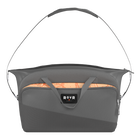 RovR TravelR 36 Can Soft Cooler Duffel with Shoulder Strap - Charcoal-Easy access front zippered compartment with scratch-resistant valuables pouch and two open pockets 